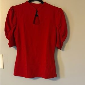 Elegant Red Women's Top